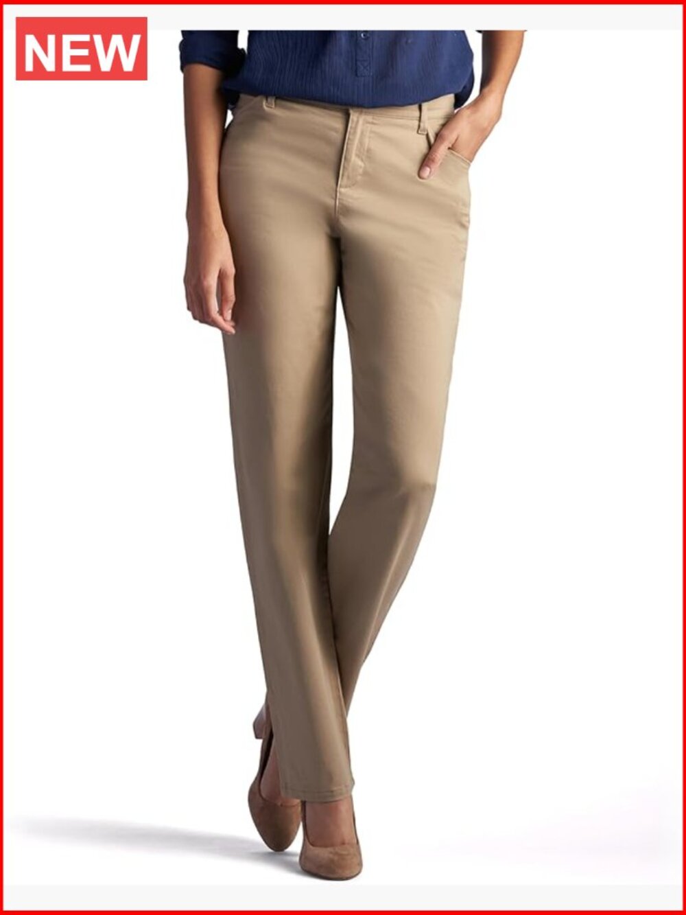 Relaxed Fit Straight Leg Work Pant Cotton Spandex